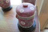 (4) Ceramic Oriental Display Dishes - M