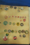 Red Cross Vintage Pins With Misc.