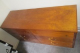 (2) Vintage Wood Dressers & Small Stool