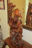 Carved Wood Statuette  - M