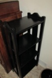 Black Wood Book Shelf  - S