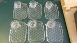 Glass Breakfast Trays With Mugs - G