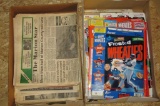 Wheaties Boxes Assorted & Old Newspapers - U