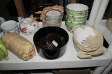 Oriental Rice Bowls With Assorted Ceramic Bowls  - U