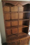 (2) Solid Wood Book Shelves - U