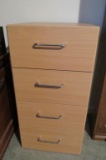 4-Drawer Wood Drawer  - U