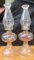 (2) Glass Oil Lamps - G