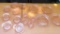 Set of (16) Pink Depression Glass - G