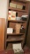 Wood Shelving Unit & Contents - BM