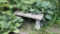 Concrete Garden Bench - Y