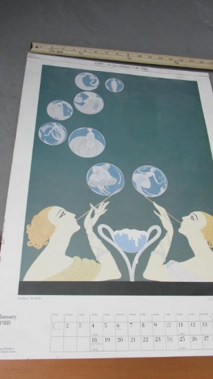 Erte 1988 Calendar - G