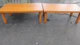 Set Of (2) Wood Coffee Tables - G