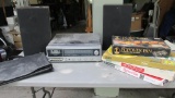 Realistic Stereo, Board Games, Popover Pan, 8' Table, & Shoulder Bag - G