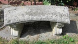 Concrete Garden Bench - Y