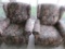 Pair Of Wing Back Recliners - P