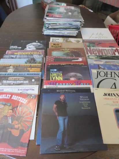 Large Collection Vintage Country & Western Albums - DR