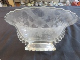 Imperial Candlewick Glass Bowl - LR