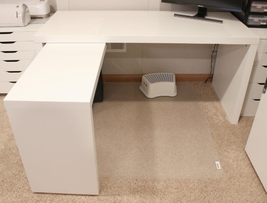 White Office Desk - O