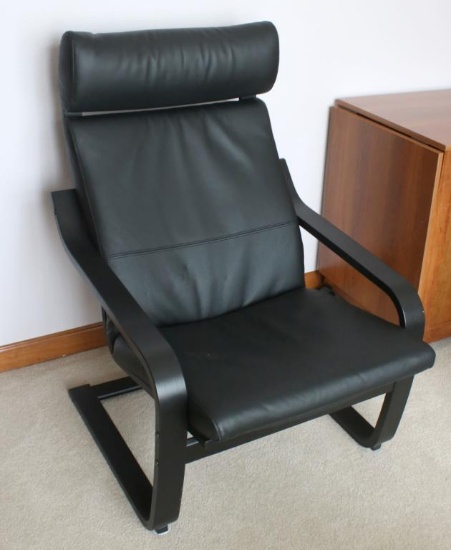 Black Modern Lounge Chair - FBR