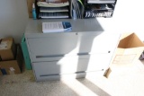 Tan Metal 2-Drawer Lateral File Cabinet - S