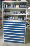 Single Shelving Unit With Drawers - P