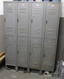 (4) Metal Storage Lockers Units - BR