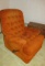 Orange Upholster Rocker Recliner - BR2