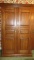 Solid Oak Wood Upright Armoire - DR