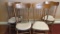 (4) Solid Wood Spindle Back Chairs - K