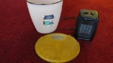 Comfort Zone Ceramic Heater, Scale & Trash Can - FR