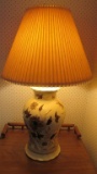 Ceramic Floral Lamp - MB
