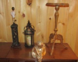 Plant Stand, Candle Holder, Lamp & Angel - BM