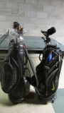(2) Golf Bags With Clubs - BM