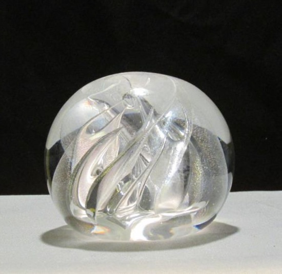 1995 Brian Lonsway Signed Glass Art  - K