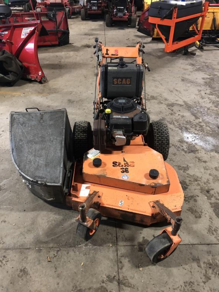 36" Scag Hydro Walk Behind Mower Without Bag Latch