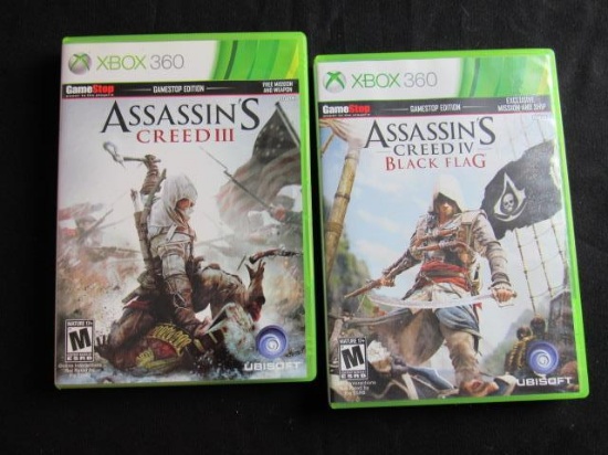 Assasin's Creed 3 & 4  Xbox 360