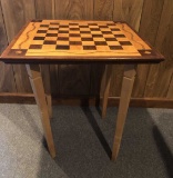 Children's Wood Chess Table