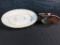 Pottery Plate & Server