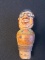 Antique Hand Carved & Painted Bottle Stopper