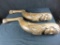 Pair of Antique Carved Figural Table Legs