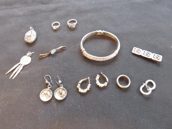 (11) Sterling Silver Jewelry