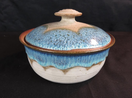 Pottery Covered Bowl
