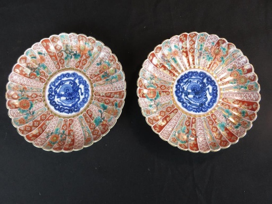 Pair of Oriental Porcelain Plate