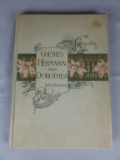 Antique 1889 Goethe's Hermann & Dorothea with Etchings