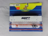 Athearn Trains HO Scale BNSF/Swift Container on Trailer