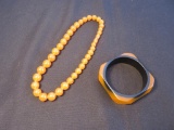 Bakelite Bracelet & Necklace