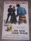 1958 The Law And Jake Wade Movie Poster