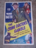 1947 The Crime Doctor's Gamble Movie Poster