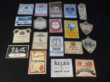 Collection Of (20) Antique Labels