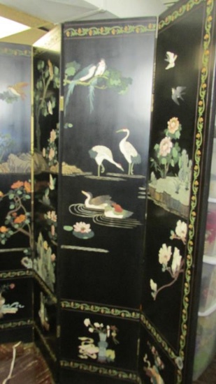 4-Piece Folding Oriental Screen - BSM2